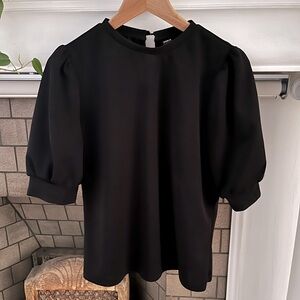 Puff sleeve dress top